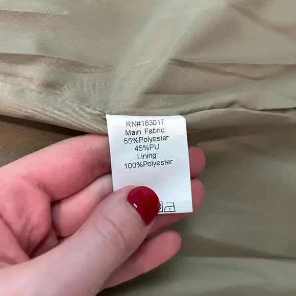 Princess Polly Green Leather Three Button Single Breasted BLazer Jacket Size S/M - Picture 5 of 5